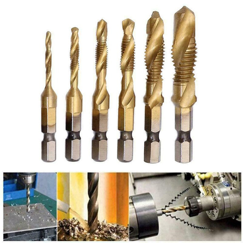 KIT DE 6 BROCAS HEXAGONALES