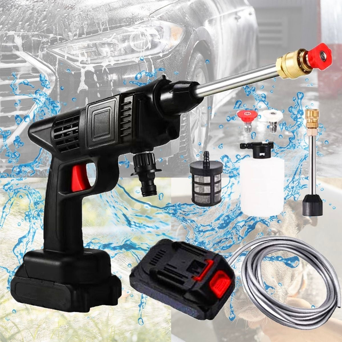 HydroJet Max™️ HIDROLAVADORA INALAMBRICA PORTÁTIL