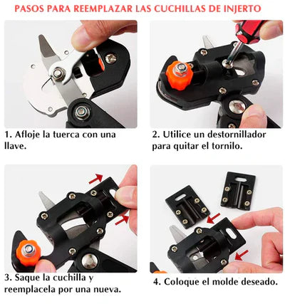 TIJERA DE INJERTO Y PODAR