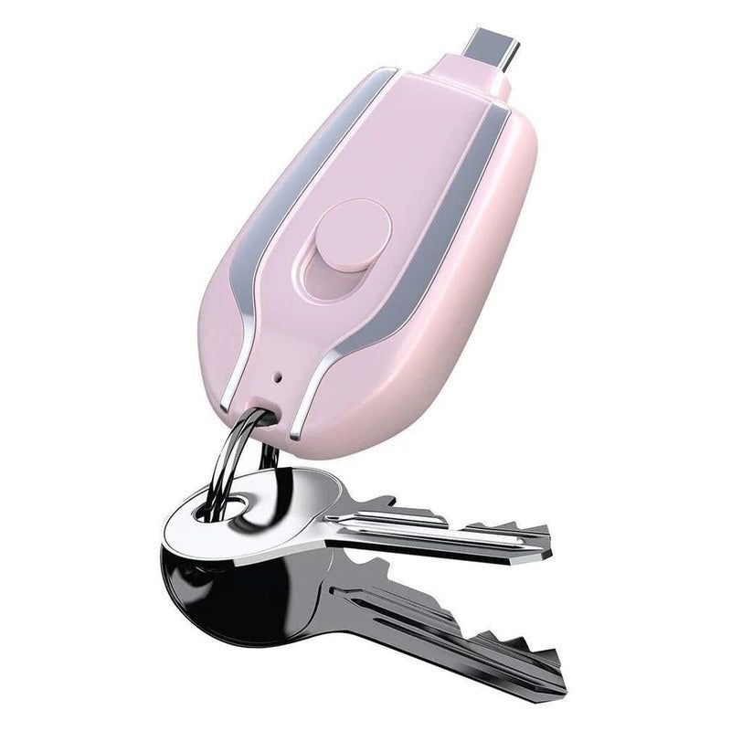 Llavero Cargador Portátil de Emergencia (2 modelos Tipo C y Lighting)