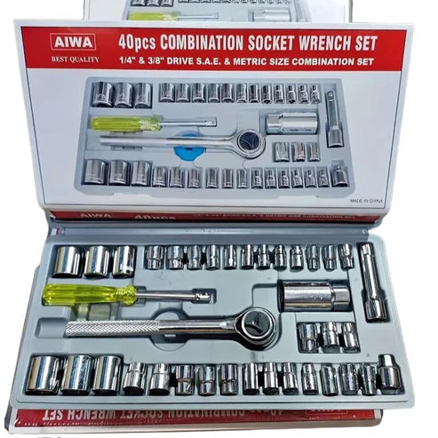 CAJA DE HERRAMIENTAS 40 PIEZAS (PORTÁTIL)