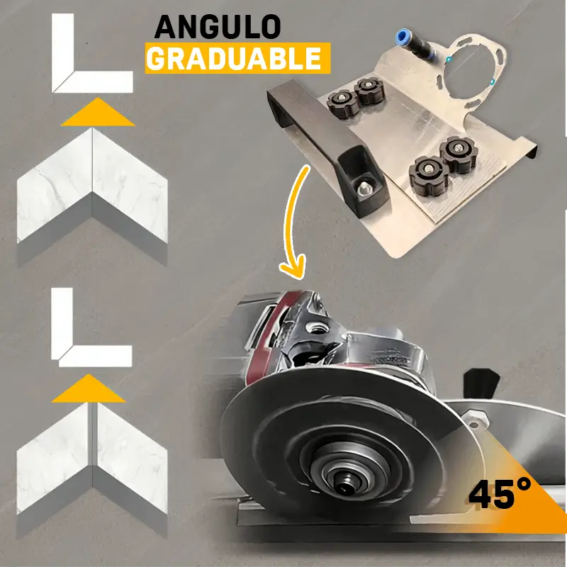 ADAPTADOR DE AMOLADORA PARA CORTE 45°