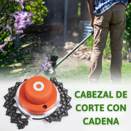 Cabezal de corte con cadena – Potente accesorio universal para desmalezadoras