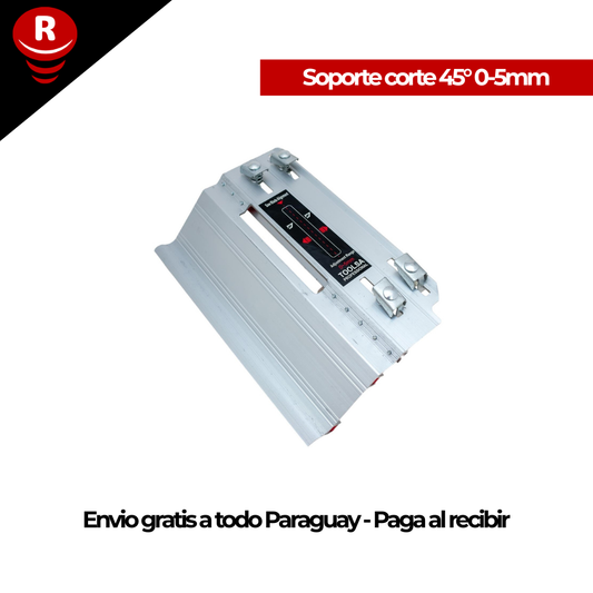 Soporte corte 45° 0-5mm