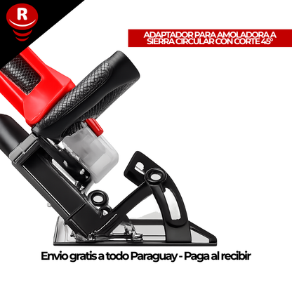ADAPTADOR PARA AMOLADORA A SIERRA CIRCULAR CON CORTE 45°