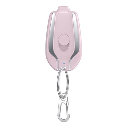 Llavero Cargador Portátil de Emergencia (2 modelos Tipo C y Lighting)