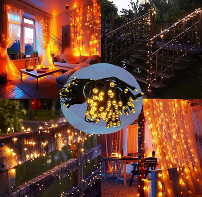 Luces Navideñas con Panel Solar | SolarFest 30mts