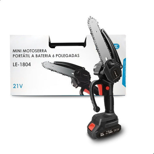 Kit Mini Motosierra IT - BLUE con 2 batería recargable de 21 V