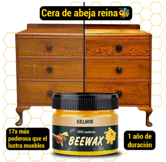 Restaurador de Madera y Cuero - Beewax Pro + Envío Gratis 🎁