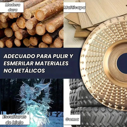 Discos para Tallar/Pulir Madera X3+ Brocas Giratorias Hss de regalo 🎁