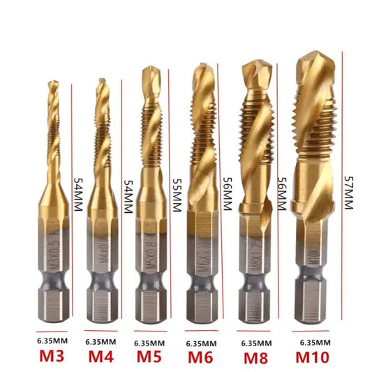KIT DE 6 BROCAS HEXAGONALES